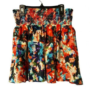 Ocean Drive Bright Floral Skirt Size Medium New with tags